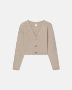 Raddix - Túlmosott merinó kardigán - Zabpehely