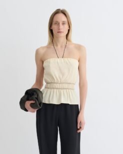 Rosey - Üveg Puplin Bandeau Top - Zab