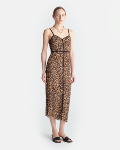 Abir - Mintás Midi Ruha - Ocelot