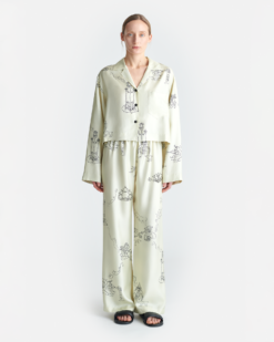 Brenda - Nyomott selyem vászonnadrág - Folktale