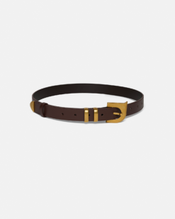 Ryker - N' Monogram Belt - Sötétbarna