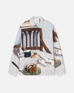 Sebler - Nyomott Selyem Vállpántos Ing - Mákos Sütemény