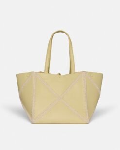 Origami táska - Alt-Nappa horgolt táska - Holdsugár/Krém